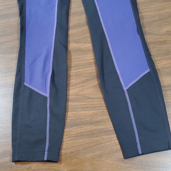 Prana • Gabi Indigo/Purple/Black Full Length Leggings Size Small - Picture 5 of 9